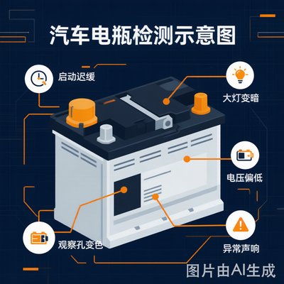 电瓶亏电前的5个预警信号，早发现能省一笔搭电费